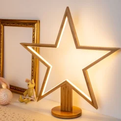 Stella con Base H55cm LED BIANCO CALDO-Lotti Online