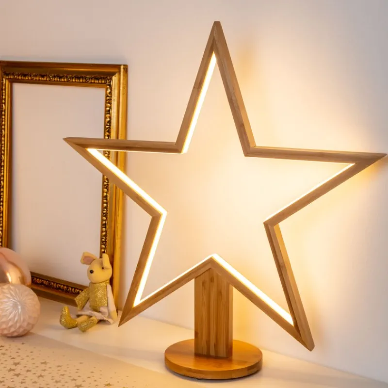 Stella con Base H55cm LED BIANCO CALDO-Lotti Online