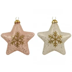 Stella con Glitter. Pezzo Singolo-Kaemingk Online