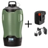 Geyser Nebulizzatore E-25 MI 21V Verde + 1 Batteria 2.6 Ah 21 V + Caricabatterie doppio 21 V-Stocker Hot