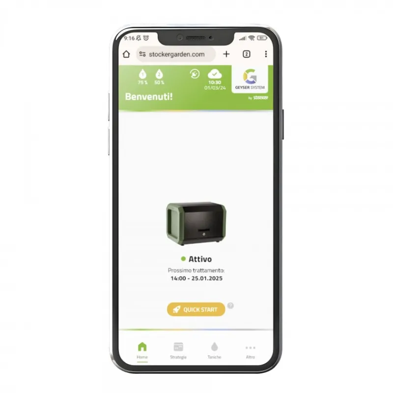 Geyser Pro Lite Sistema Professionale Antizanzare Automatico fino a 650 mq-Stocker