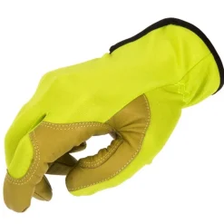 Guanti da giardino con palmo in vera pelle 10/L-Stocker Online