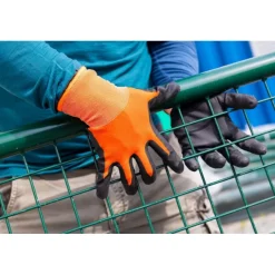 Guanti da Lavoro Ultra Fini in nitrile 8/SArancione-Stocker