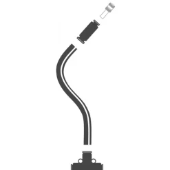 Kit direzionamento ugelli Geyser 20 cm - 2 Tubi flessibili, senza ugelli-Stocker Best