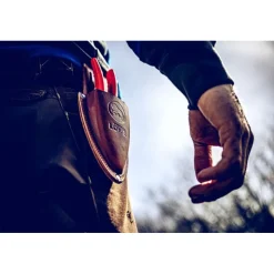 Stocker LÖWE Fodero in pelle per forbici-Lowe Hot