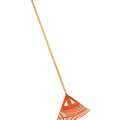 Scopa per erba fogliame con manico 182 cm-Stocker Clearance