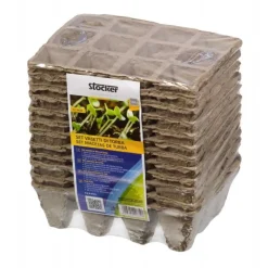 Set vasetto in fibra di torba 12 x 16 x h6 cm-Stocker New