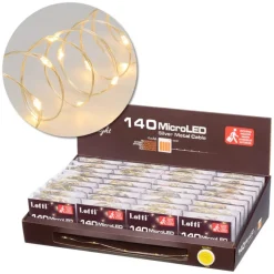 String light 14m, 140 MicroLEDs BIANCO CALDO-Lotti New