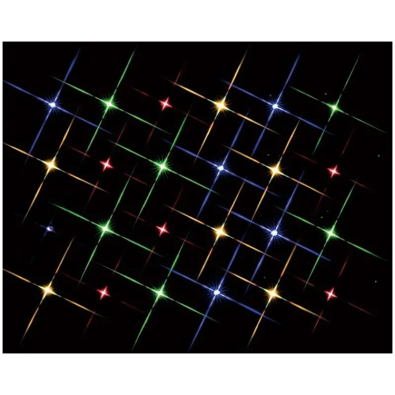 Super Bright 24 Multi Color Light String B/O 4.5V Cod. 84382-Lemax Clearance