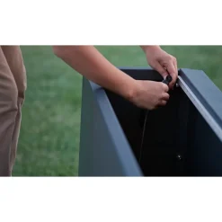 Supporto Magnetico per Luci colore Grigio Scuro per Fioriere da 100 cm-Herstera Online