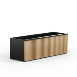 Supporto Magnetico per Luci colore Antracite per Fioriere DECO 150x7x3cm-Herstera Best