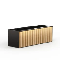 Supporto Magnetico per Luci colore Antracite per Fioriere DECO 150x7x3cm-Herstera Best