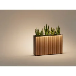 Supporto Magnetico per Luci colore Antracite per Fioriere DECO 120x7x3cm-Herstera Best