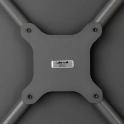 Tavolino basso rettangolare VENCE LFM5281 Titane/Titane-LaFuma