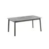 Tavolo da giardino allungabile ORON 170/205x100 cm LFM5321 Ciment/Titane-LaFuma New