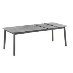 Tavolo da giardino allungabile ORON 170/205x100 cm LFM5321 Ciment/Titane-LaFuma New