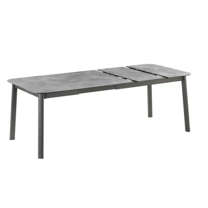 Tavolo da giardino allungabile ORON 170/205x100 cm LFM5321 Ciment/Titane-LaFuma New