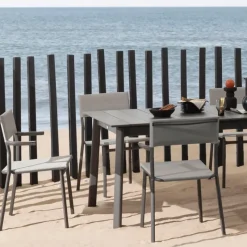 Tavolo da giardino ORON 150x100 cm LFM5320 Titane/Titane-LaFuma Sale