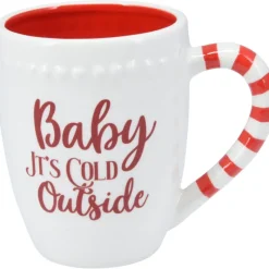 Tazza di Natale in Ceramica 11 cm. Pezzo Singolo-Koopman Online