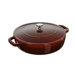 Tegame Chistera 28 cm Granata in Ghisa-Staub Hot