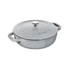 Tegame Chistera 28 cm Grigio Graphite in Ghisa-Staub Discount