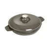 Tegame con Coperchio 20 cm Grigio Graphite in Ghisa-Staub Outlet