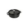 Tegame Rotondo 26 cm Nero in Ghisa-Staub Clearance