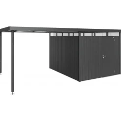 Tettoia Laterale L per Casetta in Metallo HIGHLINE-Biohort Discount