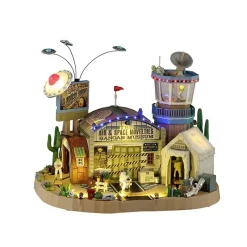 The Air & Space Novelties Hangar Museum con Alimentatore 4.5V Cod. 55301-Lemax Online