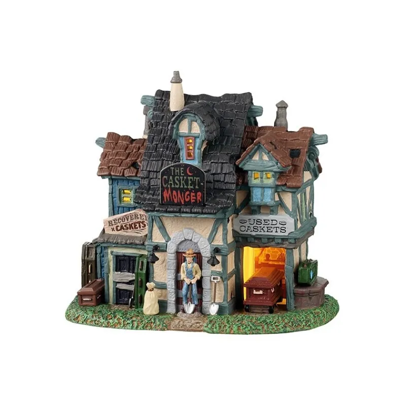 The Casket-Monger con Alimentatore 4.5V Cod. 55308-Lemax Discount