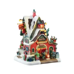 The Elf Service Sleigh & Sled Repair B/O 4.5V Cod. 55315-Lemax Hot