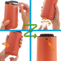 MINI HALO Dispositivo Antizanzare colore Arancione Canyon-Thermacell Hot