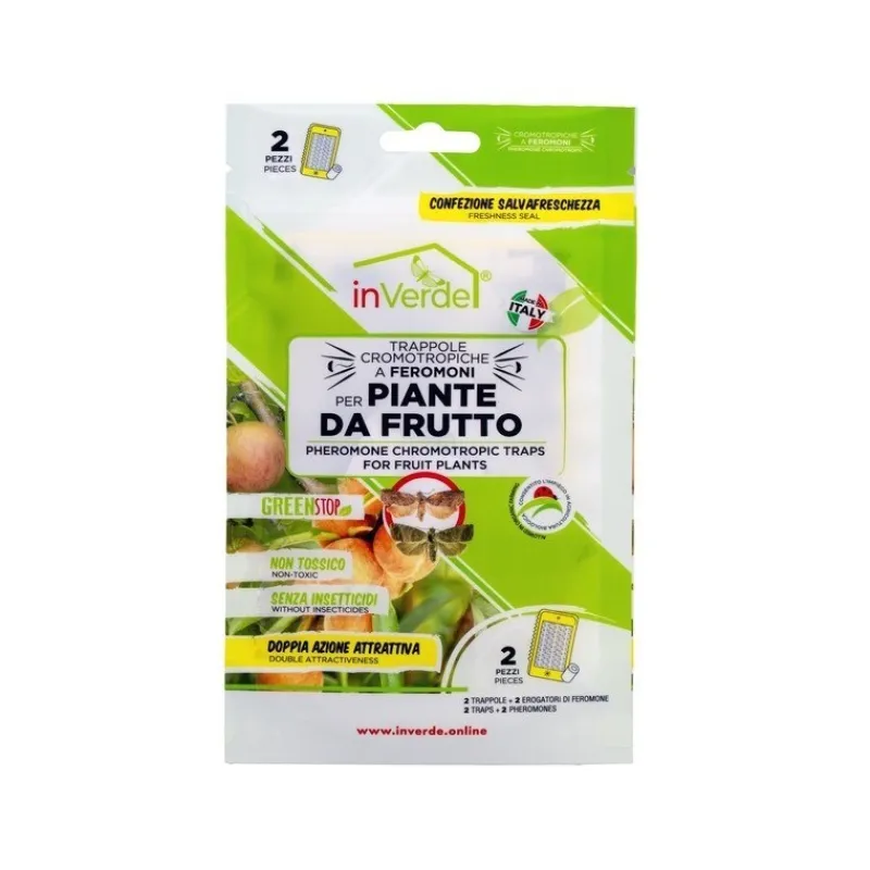 Trappola Adesiva Cromotropica per Piante da Frutto-InVerde Discount