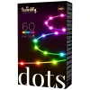 DOTS Striscia 3 m 60 Led RGB USB BT + WiFi Cavo Trasparente-Twinkly Outlet