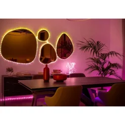 DOTS Striscia 3 m 60 Led RGB USB BT + WiFi Cavo Trasparente-Twinkly Outlet