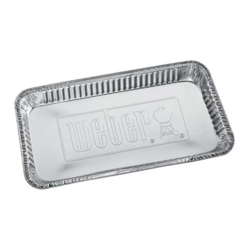 Vaschette in Alluminio per Barbecue a Carbone 57 cm Cod. 6454-Weber Hot