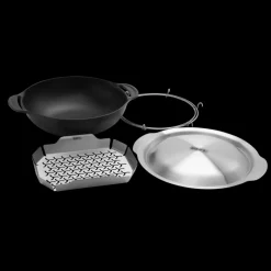 Crafted - Wok con cestello per cottura a vapore Cod. 7607-Weber Discount