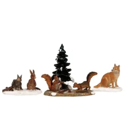Woodland Animals Set of 4 Cod. 12516-Lemax Hot